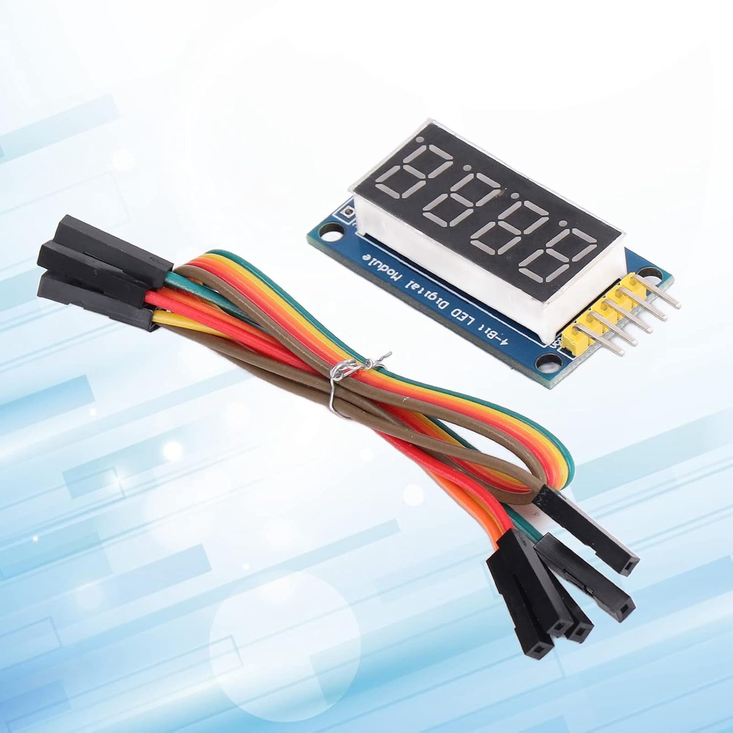 4 Digit Digital Module Unit 74HC595 LED Display Module - Image 7