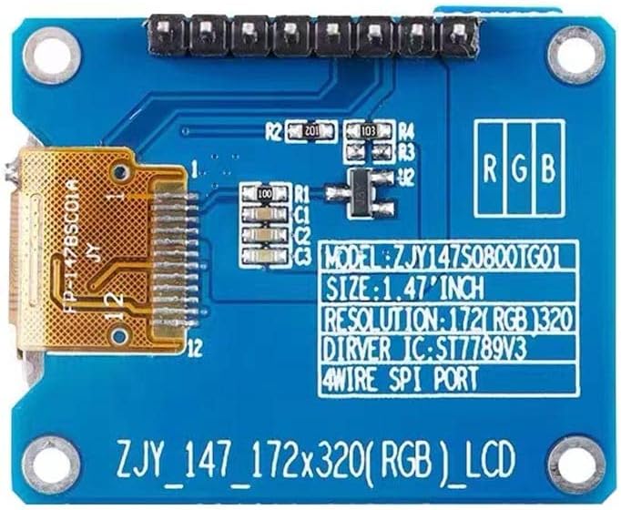 1.47 inch  172x320 SPI Full Color TFT HD IPS Screen LCD LED Display Module - Image 2