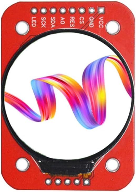 TFT SPI Interface LCD Module 1.28 inch Round Display RGB 240X240 microSD card slot