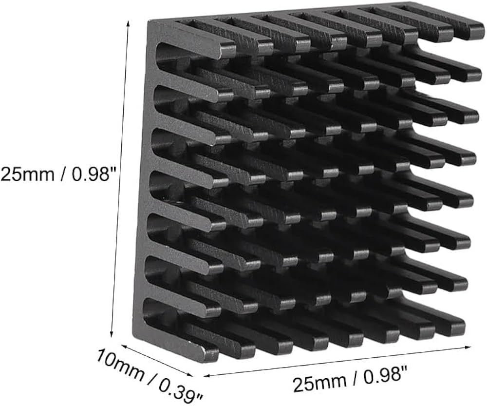 Heatsink Kit 25x25x10mm Cooler Heat Sink for Cooling GPU IC Chips - Image 2