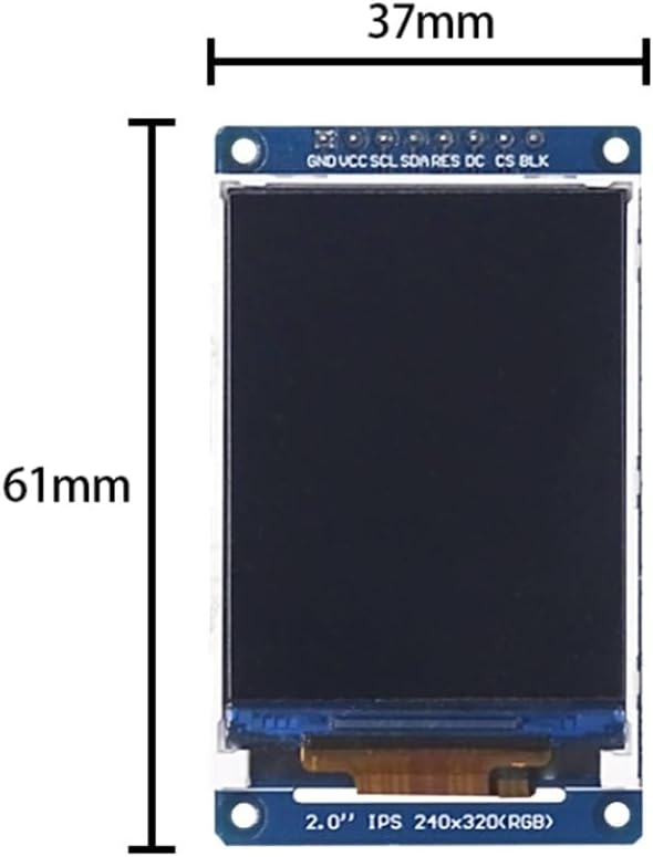2.0 Inch Color IPS Full View TFT Display Module 240x320 - Image 3