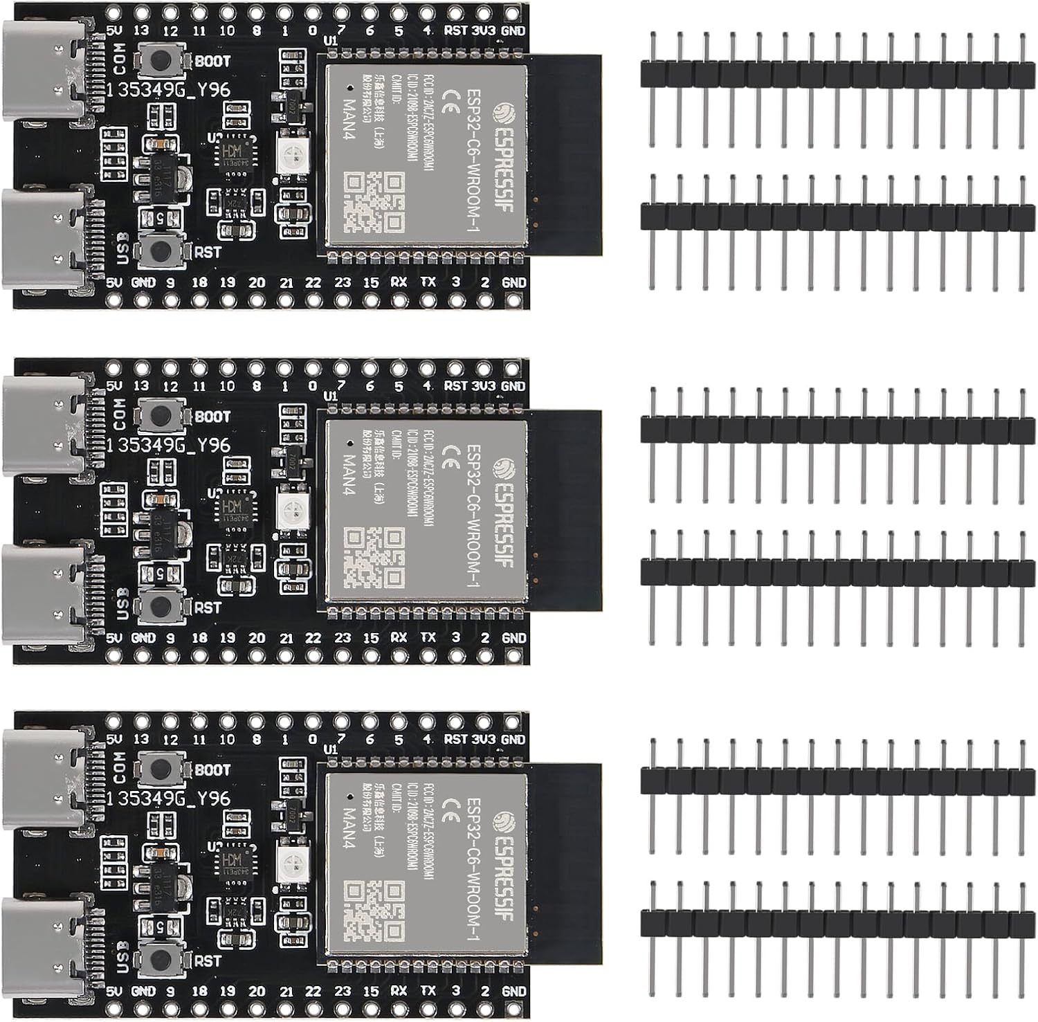 ESP32-C6-WROOM-1 ESP32-C6 ESP32-C6-WROOM-1-N4 Development Board - Image 2