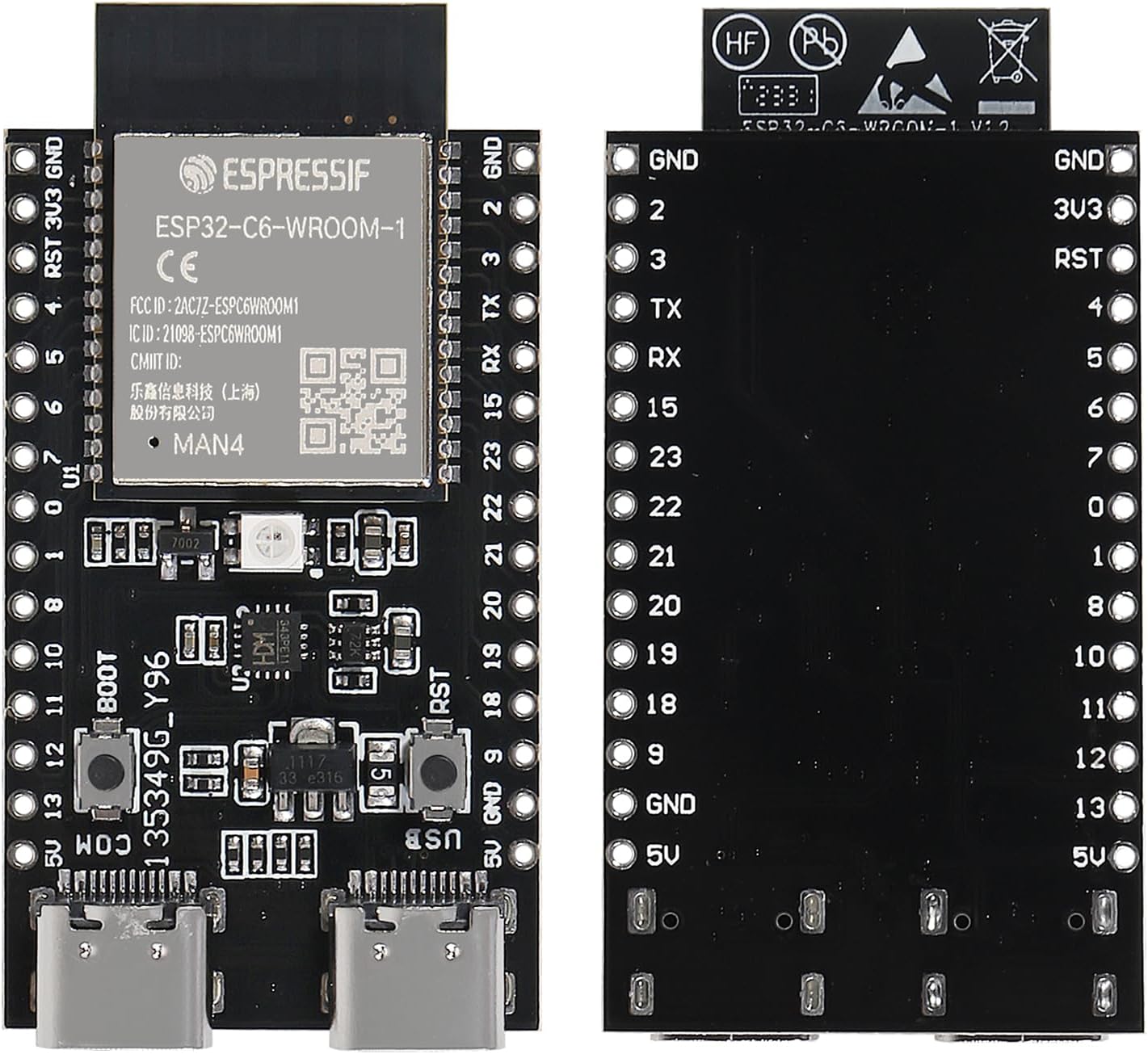 ESP32-C6-WROOM-1 ESP32-C6 ESP32-C6-WROOM-1-N4 Development Board - Image 3