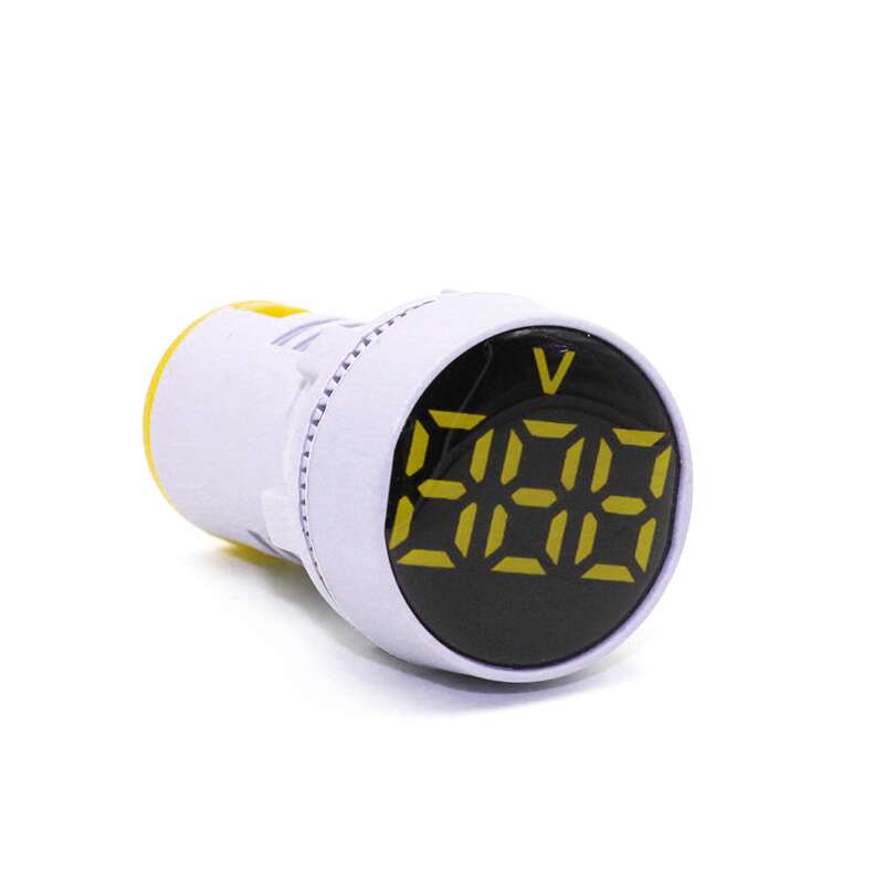Indicator Light Voltmeter AD101-22VM Round Shape