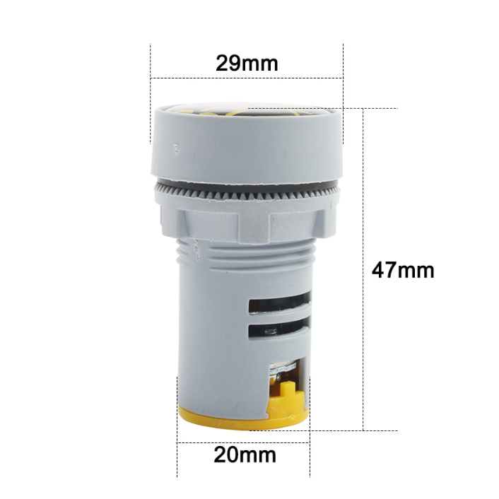 Indicator Light Voltmeter AD101-22VM Round Shape - Image 4