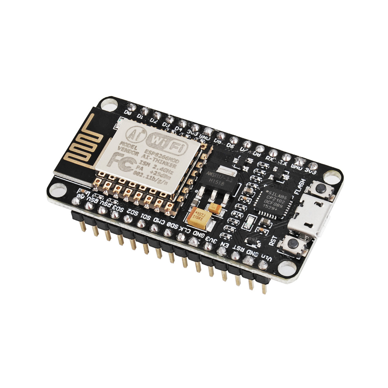 ESP8266 NodeMCU WiFi Programming Development Kit 30-Pin With CP2102 - Image 3