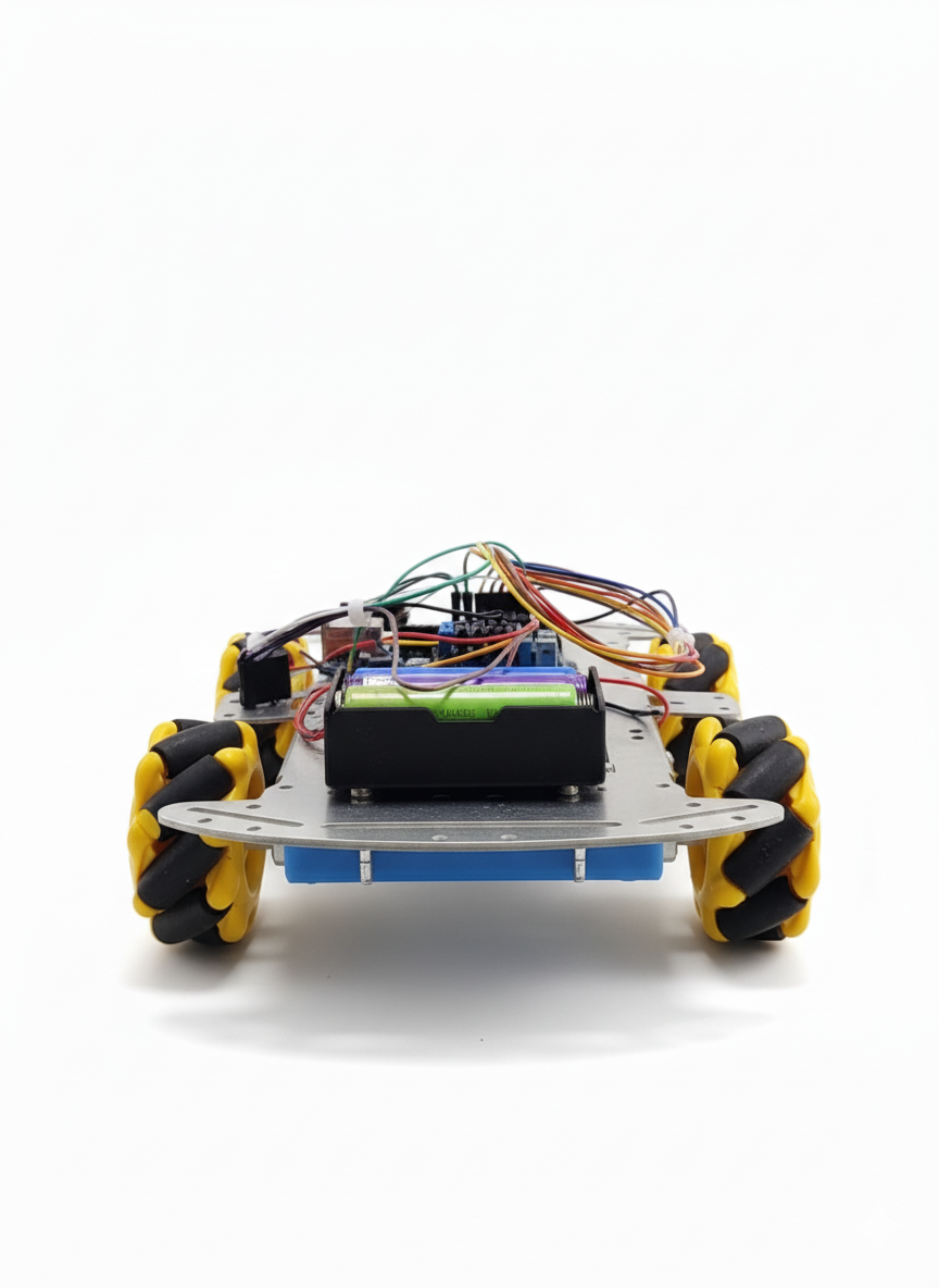Aluminum Mobile Robot Plateform 4WD - Image 3
