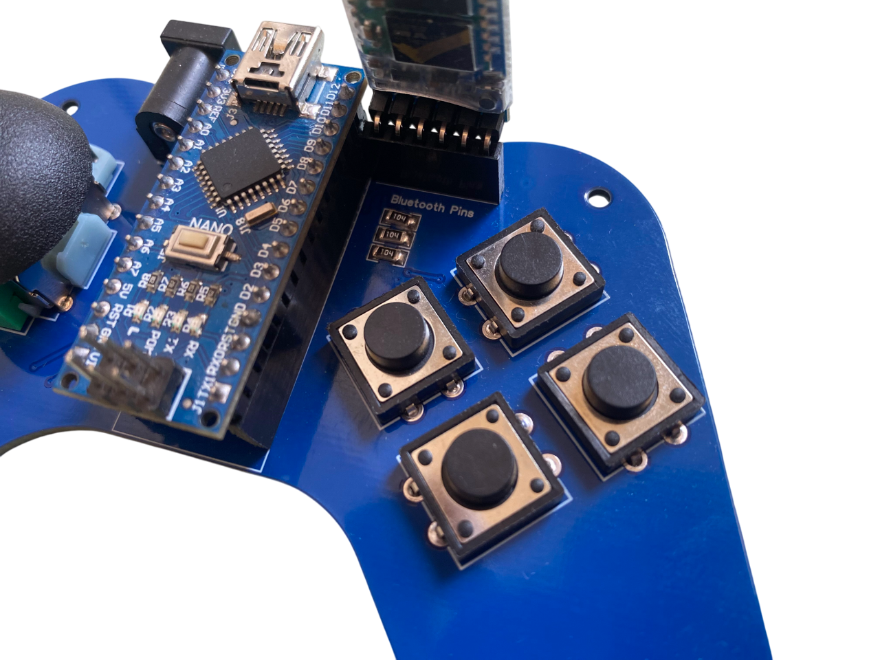 DomStick: Bluetooth Game Controller PCB Based on Arduino Nano - Image 2