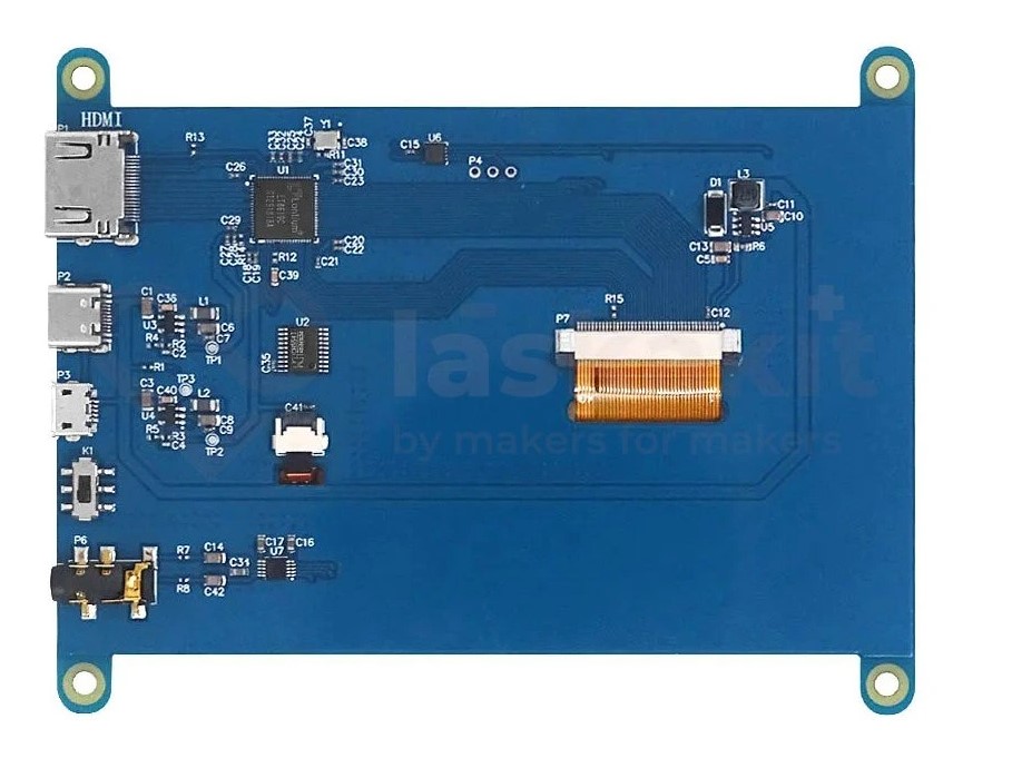 5 inch 800x480 TFT display for Raspberry Pi, HDMI, capacitive touch - Image 6