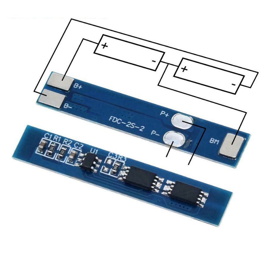 2S 5A Li-Ion Lithium Lipo 7.4V 8.4V 18650 BMS PCM Battery Protection Board - Image 2