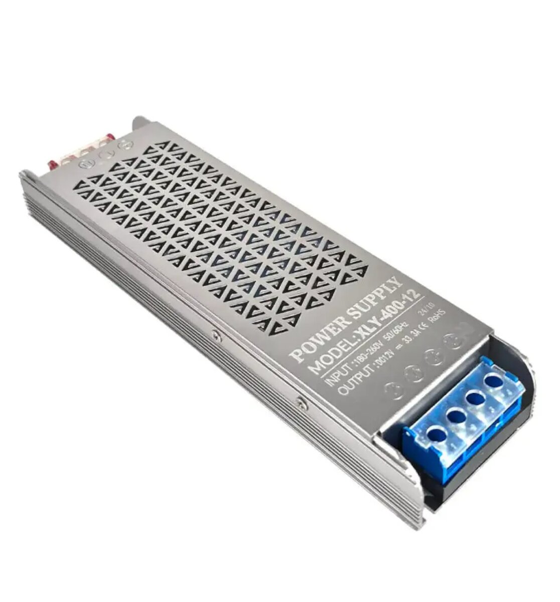 Power Supply Slim 12V 400W 33.3A Aluminum