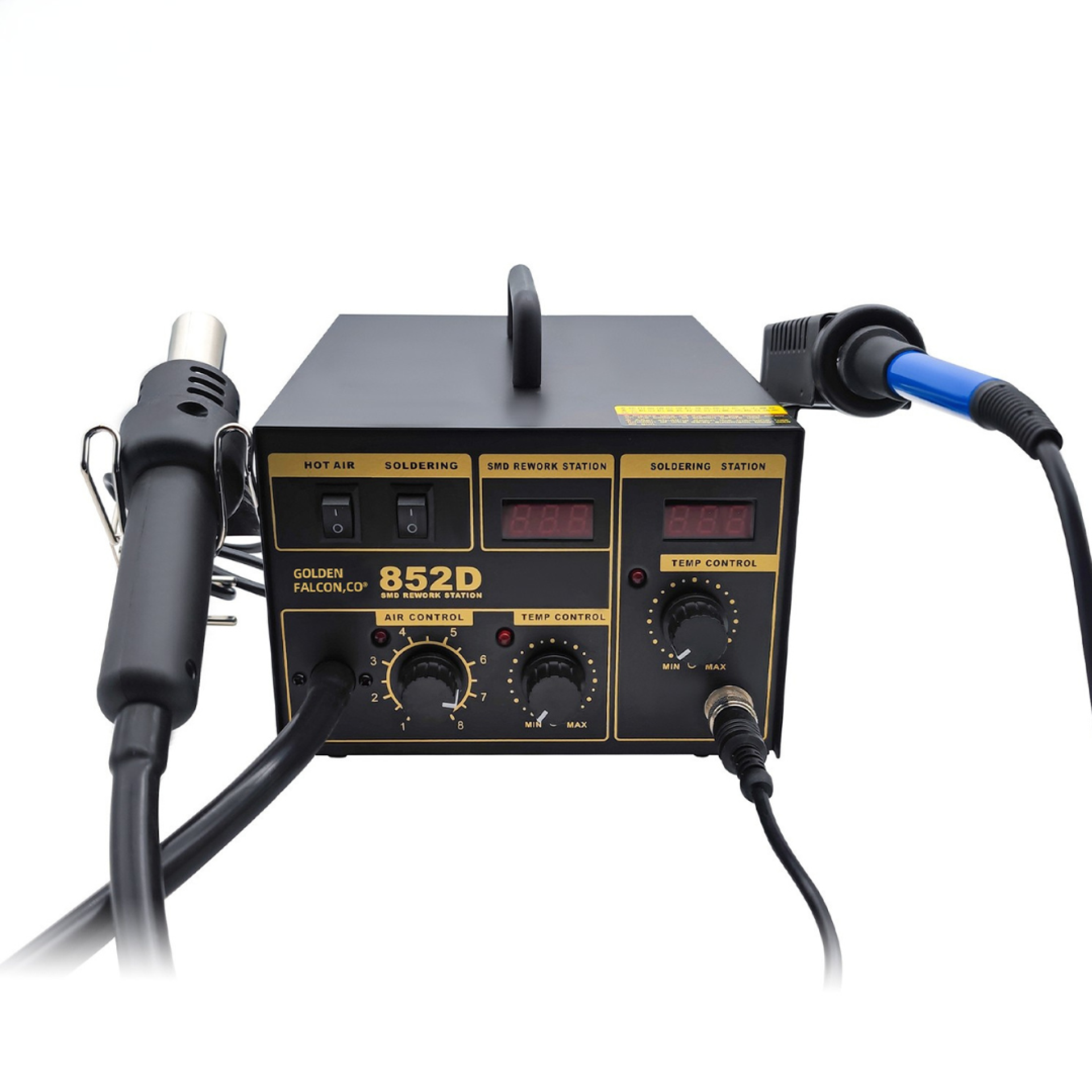Hot Air Gun Soldering Station With Air & Temperature Controller CT-852D