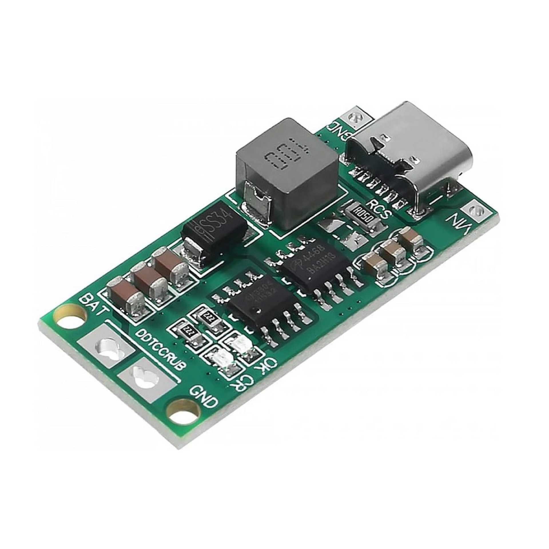 2S 8.4V 2A 18650 Lithium Battery Charger Module USB Type C
